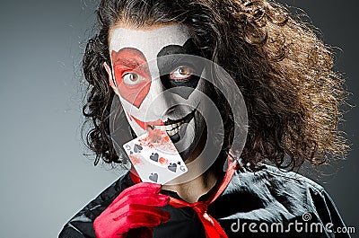 Joker with face mask