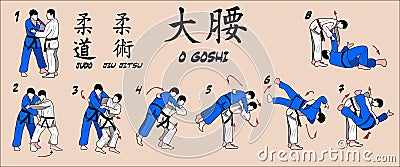 Judo Full hip throw