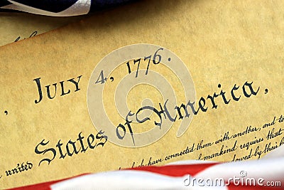 July 4th, 1776 - United States Bill of Rights