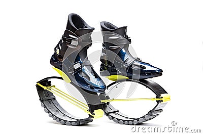 Some gyms with Kangoo jumping programs have available Kangoo shoes for rent click here. You just have to bring knee high socks to ensure you comfortable fit