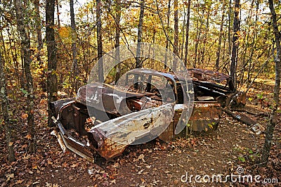 Junk Car in Providence Canyon