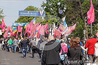 01.05.2014 Justice march in Kiev. International Workers Day (also known as May Day)