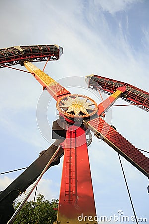 Kamikaze Ranger Adventure Ride in Amusement Park