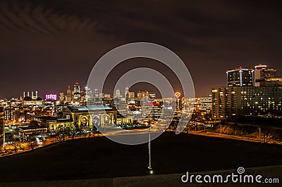 Kansas City at night