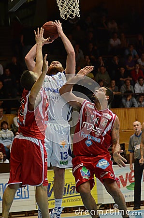 Kaposvar - Kormend basketball game