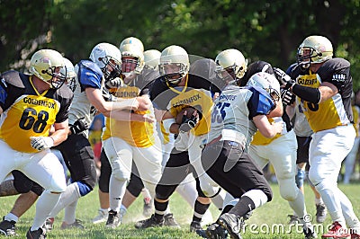 Kaposvar - Pecs american football game