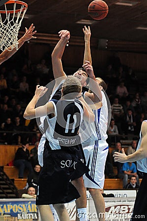 Kaposvar - Szeged basketball game