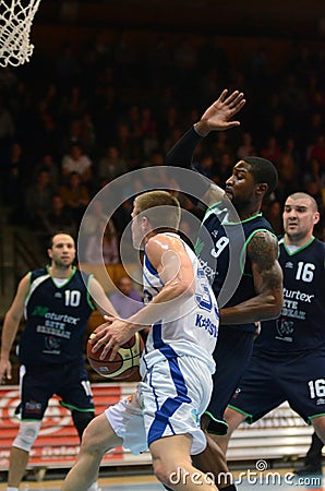 Kaposvar - Szeged basketball game