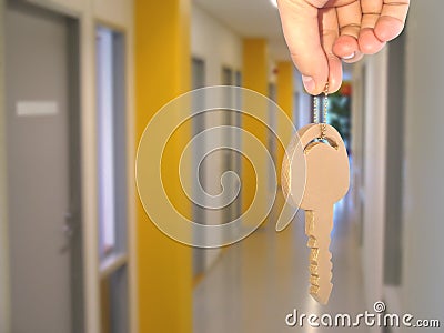 Key from office or hotel room