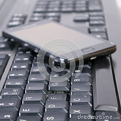 Keyboard and mobile phone