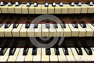 Keyboards of organ