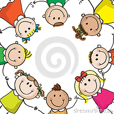 Kids In A Circle Stock Photo - Image: 2682443