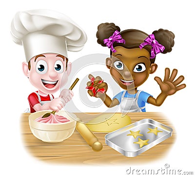 free cartoon black children baking cakes free cartoon black children baking cakes