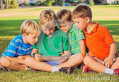 Kids with Tablet Computer