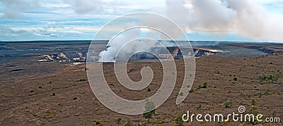 Kilauea Volcano on Big Island of Hawaii