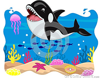 Killer whale carton