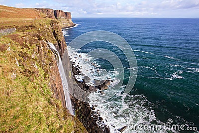 Kilt Rock Waterfall Scotland