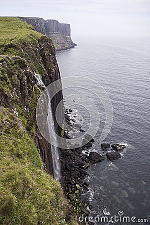 Kilt Rock and Waterfall, Skye, Scotland