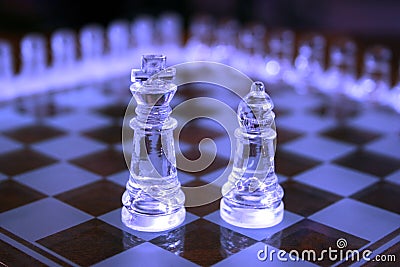 King and Bishop chess pieces