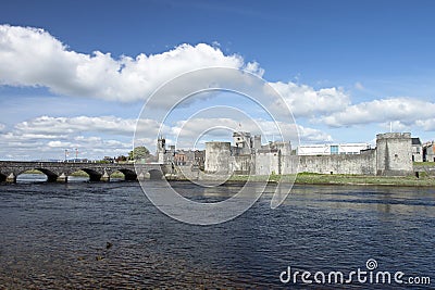King John Castle In Limerick, Ireland. Royalty F