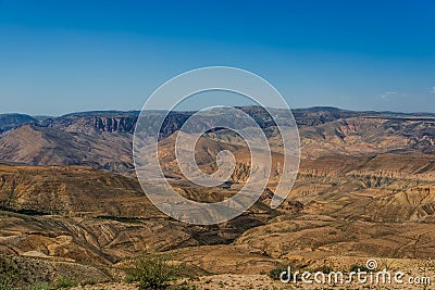 Kings way desert road dead sea jordan