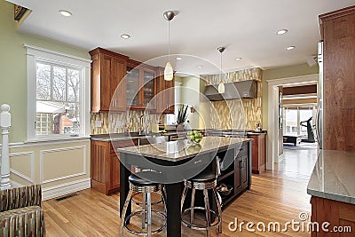 Kitchen in luxury home