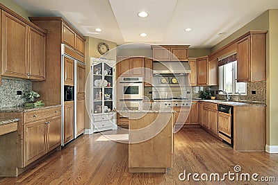 Kitchen in luxury home