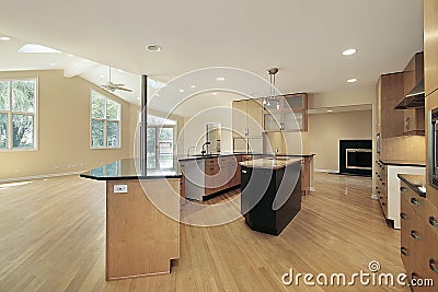 Kitchen in remodeled home