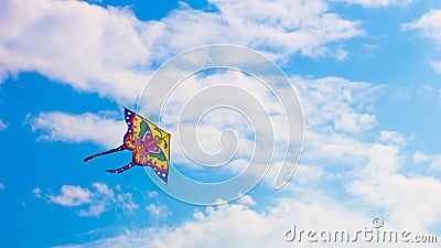Kite in the sky of Russia
