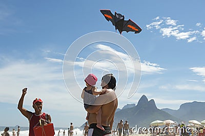 Kite Vendor Ipanema Beach Rio de Janeiro Brazil