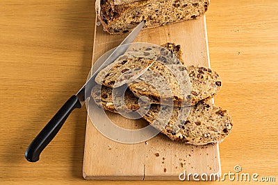 Knife in a Handmade Bread