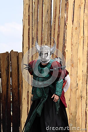 Knight. Genoa helmet festival