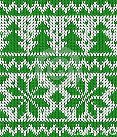 Knitted seamless pattern