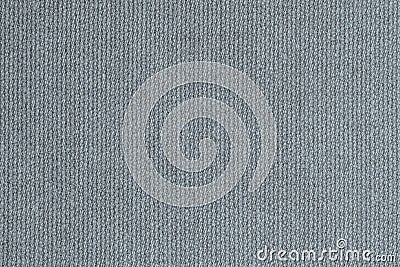 Knitted woolen fabric of gray blue color