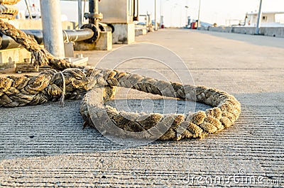 Knotted rope