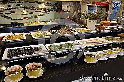Korean buffet restaurant sushi Kimbap