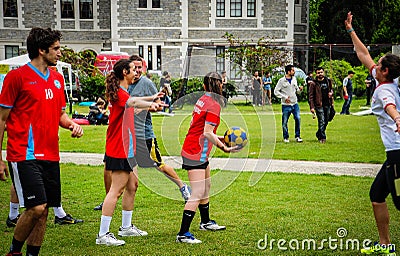 Korfball Game In Sports Festival