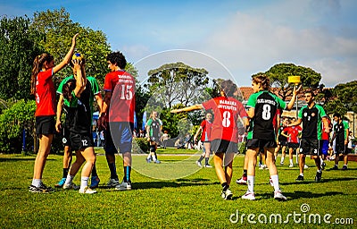 Korfball Game In Sports Festival