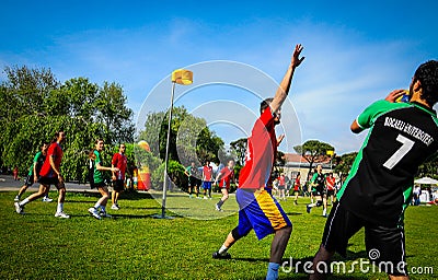 Korfball Game In Sports Festival