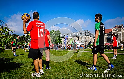 Korfball Game In Sports Festival