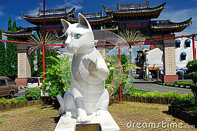Kuching South City Council Cat Statue