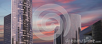 La Defense, commercial and business center of Paris, France