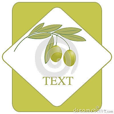 Label olive oil logo / icon