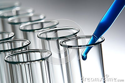 Laboratory Test Tubes in Science Research Lab