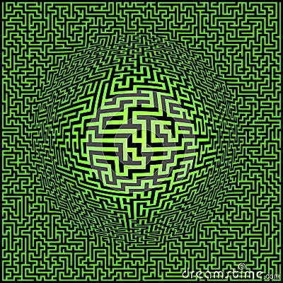 Labyrinth maze background