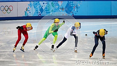 Ladies 1000 m Heats Short Track Heats