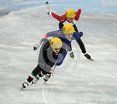 Ladies 1000 m Heats Short Track Heats