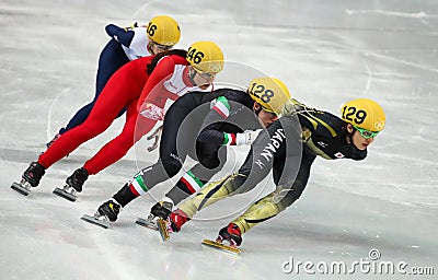 Ladies 1000 m Heats Short Track Heats