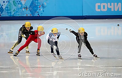 Ladies 1000 m Heats Short Track Heats