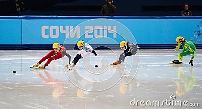 Ladies 1000 m Heats Short Track Heats